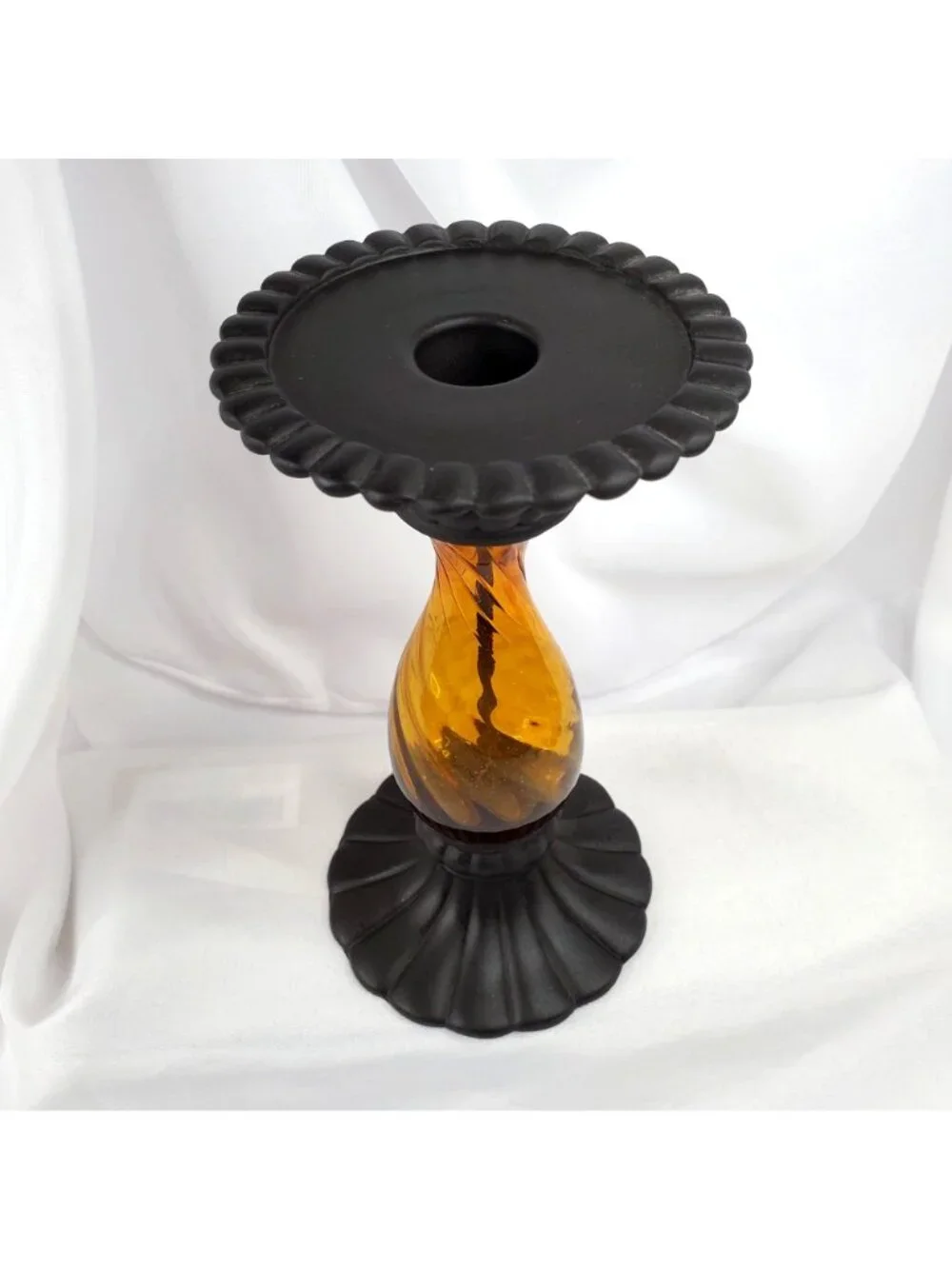 Partylite P8722 Global Fusion Taper Pillar Candle Peglite Holder Retired